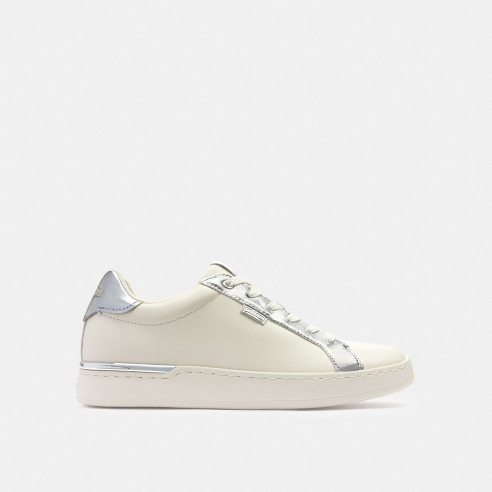 Coach Lowline Low Top Chalk Sneakers Dames Zilver | NL_CH90515