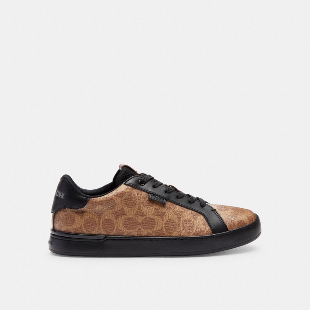 Coach Lowline Low Top In Signature Sneakers Heren Bruin Zwart | NL_CH14606