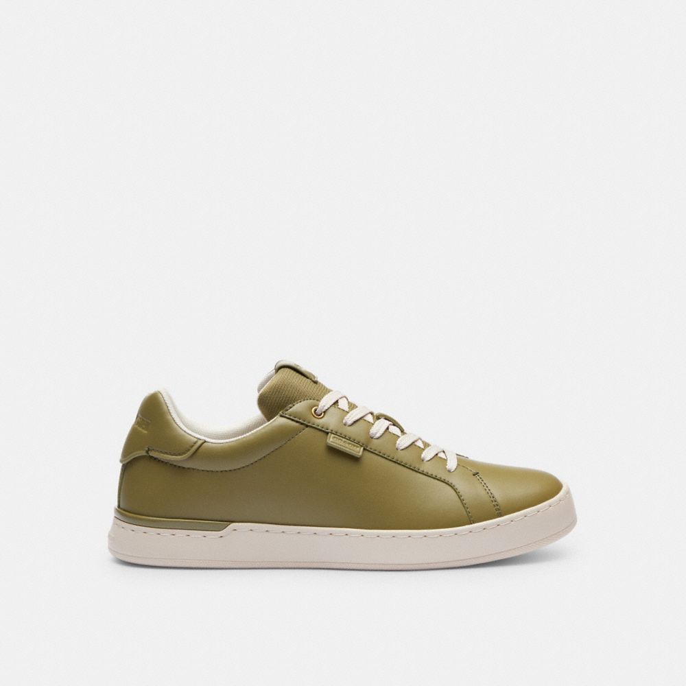 Coach Lowline Low Top Moss Sneakers Heren Olijfgroen | NL_CH31087