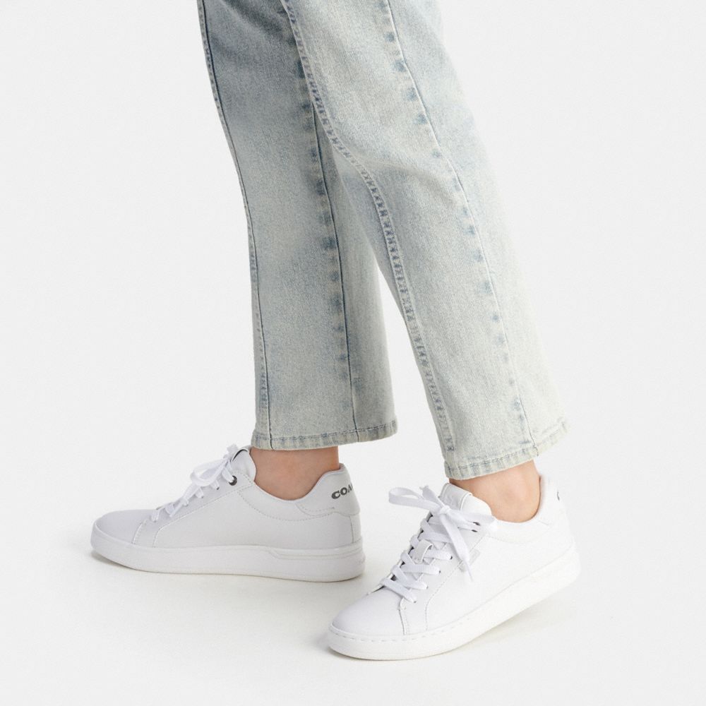 Coach Lowline Low Top Optic Sneakers Dames Wit | NL_CH38414