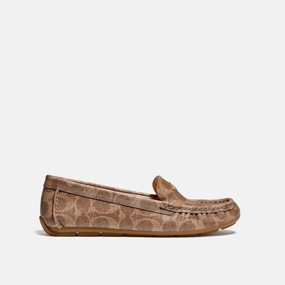 Coach Marley Driver Loafers Dames Bruin | NL_CH91025