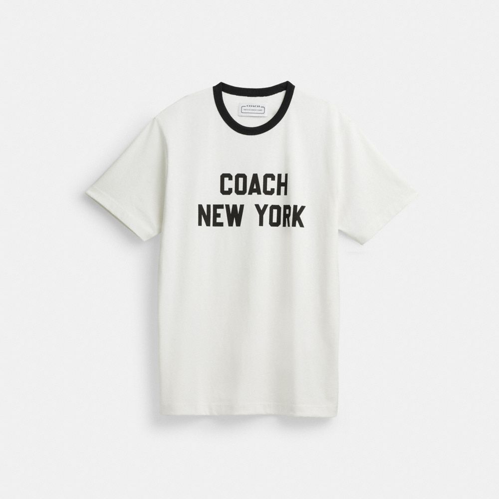 Coach New York T-shirts Dames Wit | NL_CH49592