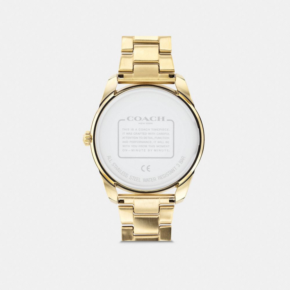 Coach Preston 36 Mm Horloge Dames Goud | NL_CH47101