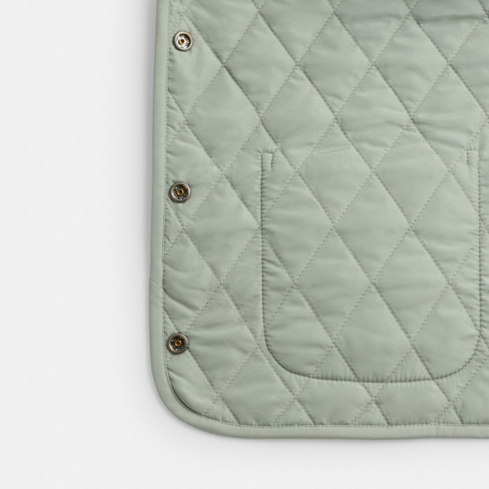 Coach Quilted Jassen Dames Groen | NL_CH82687