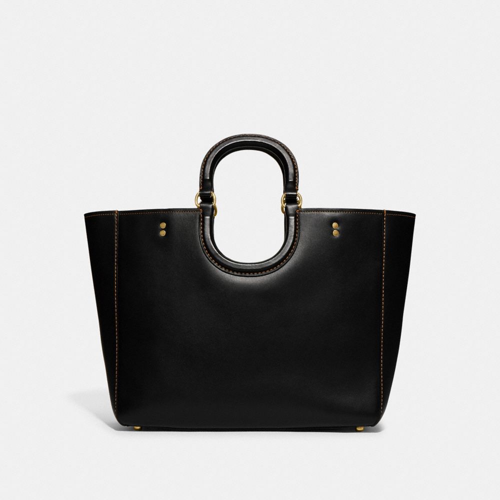 Coach Rae Glovetanned Leather Tote Dames Zwart | NL_CH46158