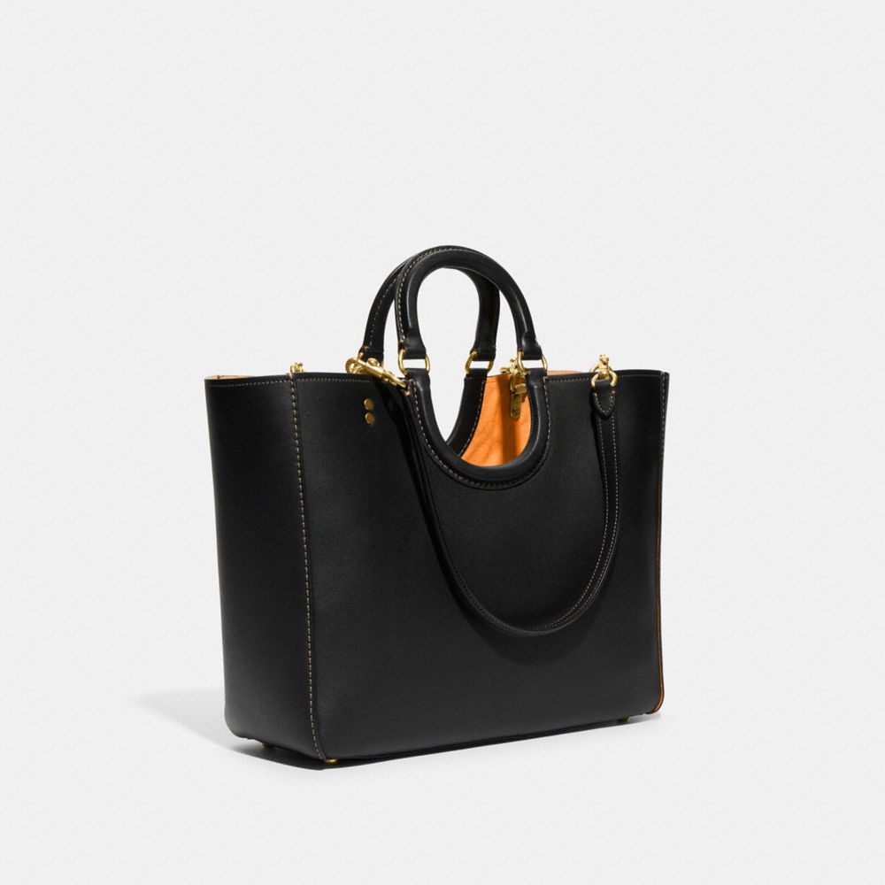 Coach Rae Glovetanned Leather Tote Dames Zwart | NL_CH46158