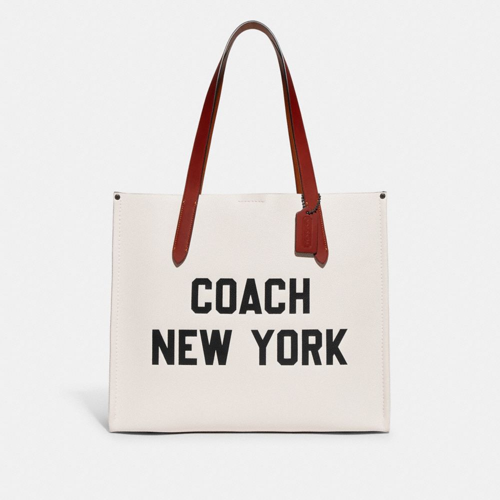 Coach Relay With Graphic Polished Pebble Leather Tote Heren Gekleurd | NL_CH81629