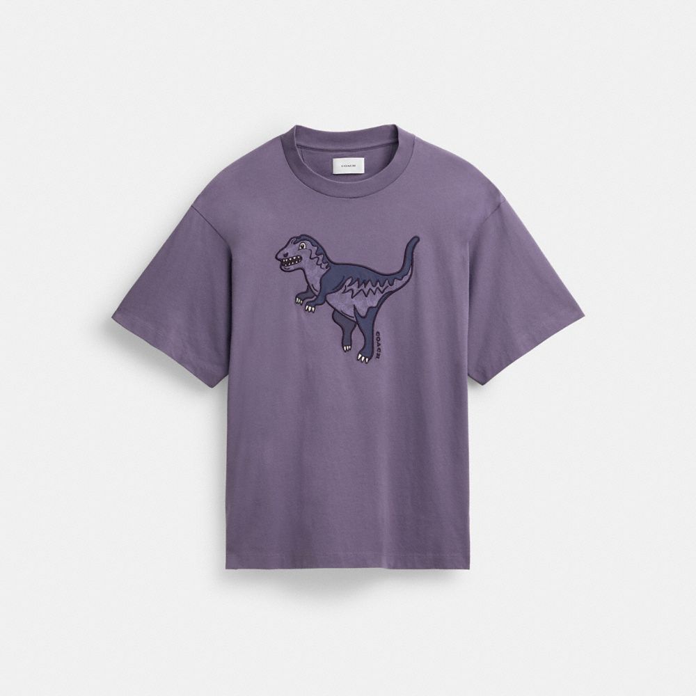 Coach Rexy In Organic Cotton T-shirts Heren Paars | NL_CH42689