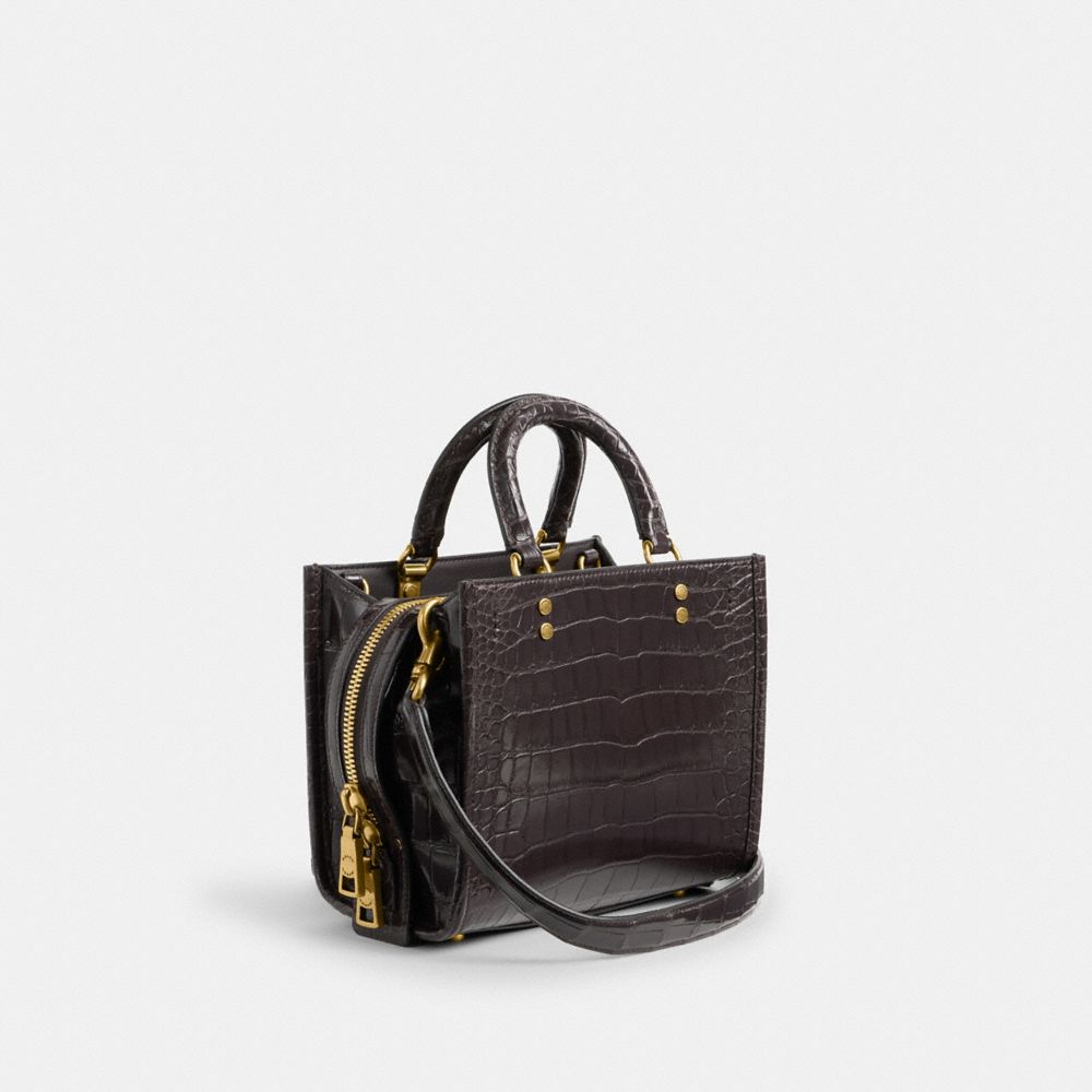 Coach Rogue 20 In Alligator Brass Handtas Dames Bordeaux | NL_CH40211