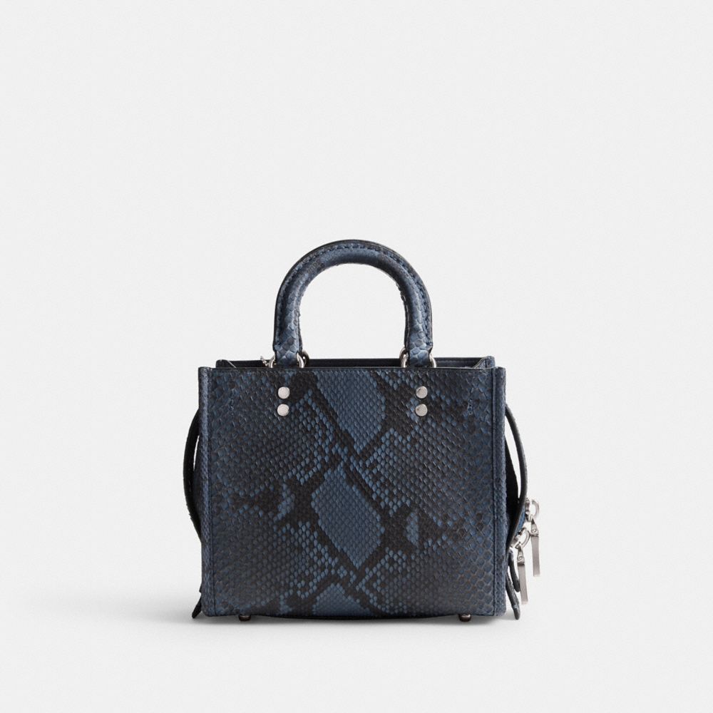 Coach Rogue 20 In Python Handtas Dames Donkerblauw | NL_CH78575