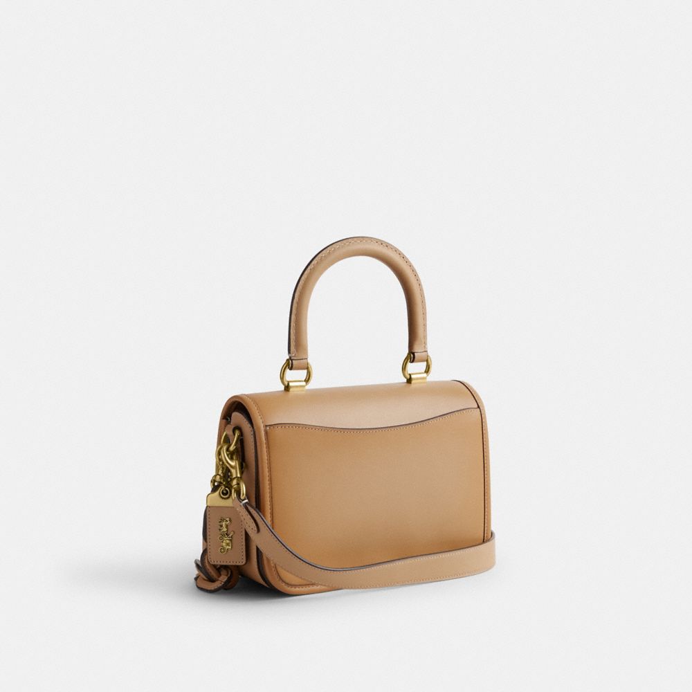 Coach Rogue Top Handle Glovetanned Leather Handtas Dames Beige | NL_CH15753