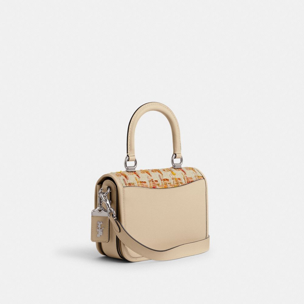 Coach Rogue Top Handle In Tweed Glovetanned Leather Handtas Dames Gekleurd | NL_CH15360