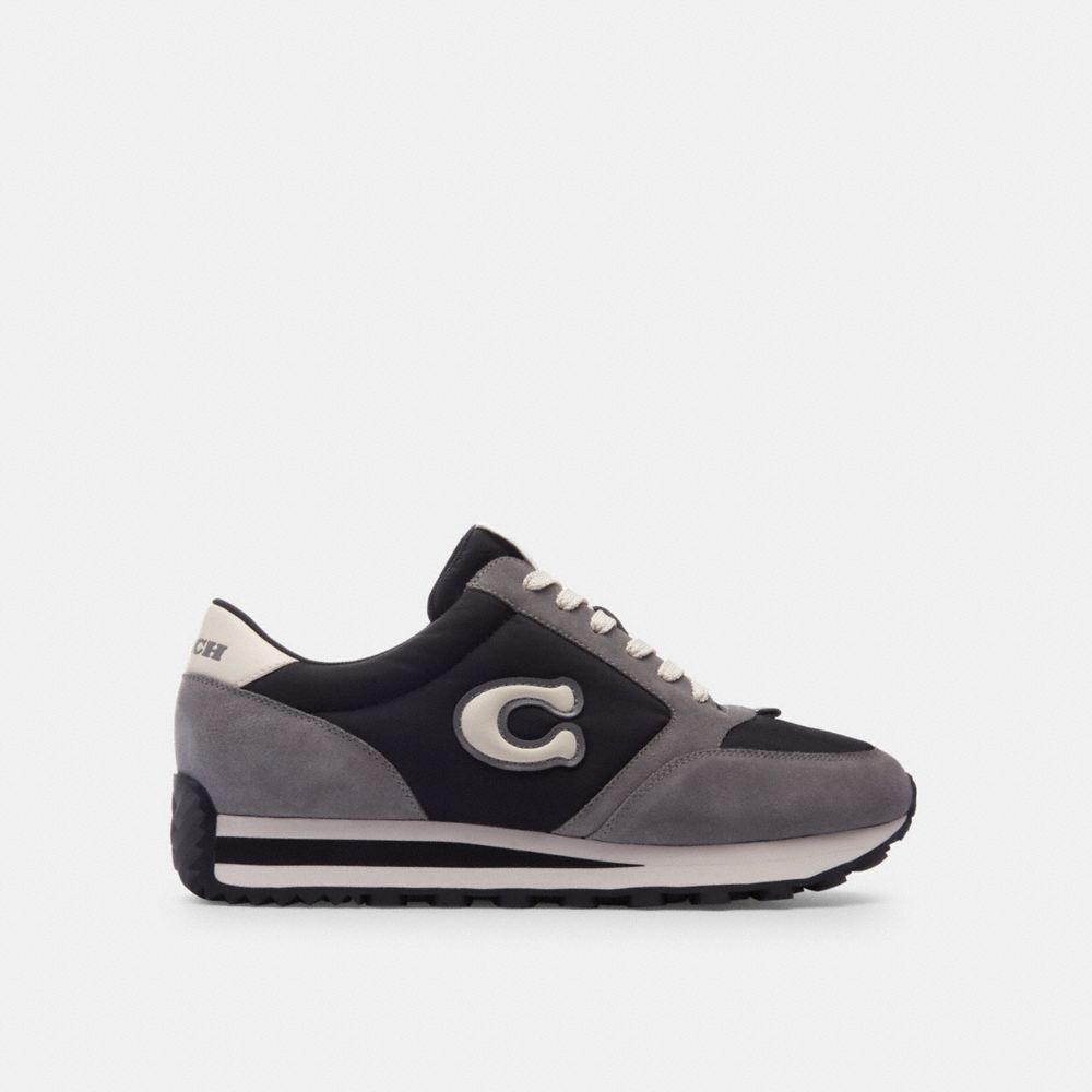 Coach Runner Sneakers Heren Zwart Grijs | NL_CH91085