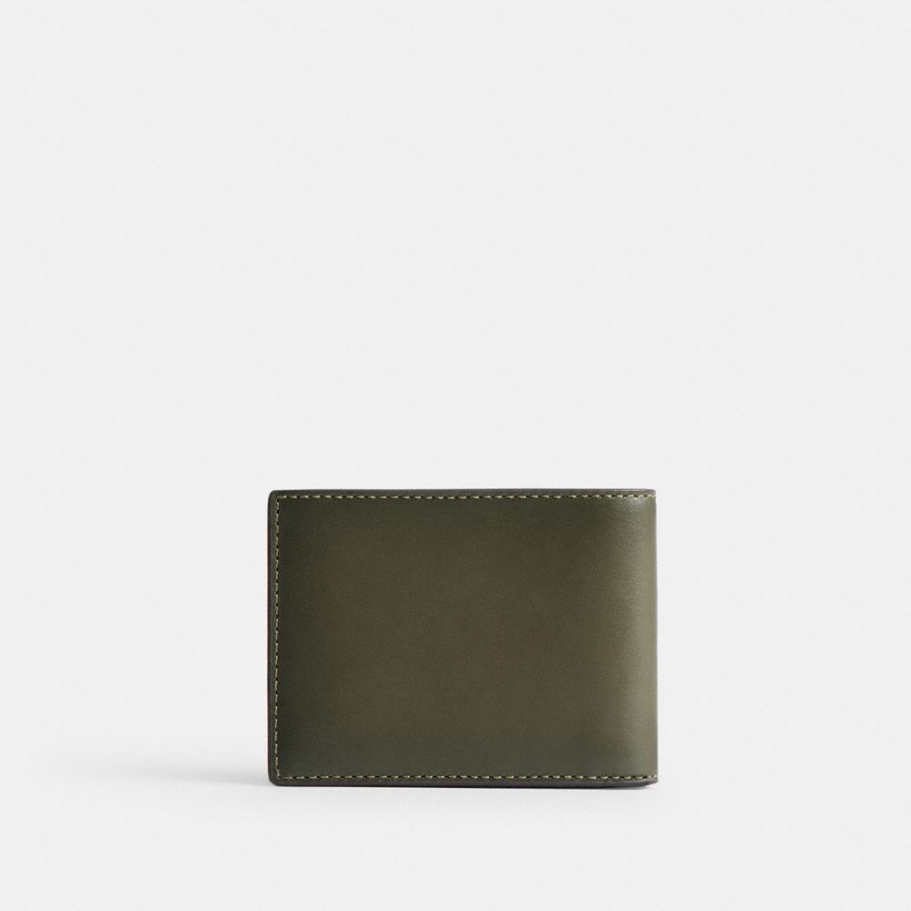 Coach Slim Billfold Wallet Billfolds Heren Groen | NL_CH25218