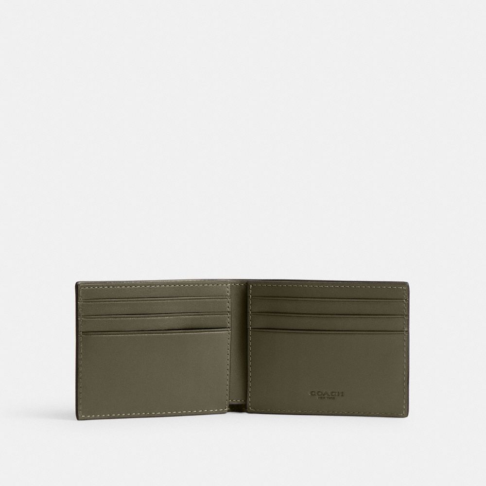 Coach Slim Billfold Wallet Billfolds Heren Groen | NL_CH25218