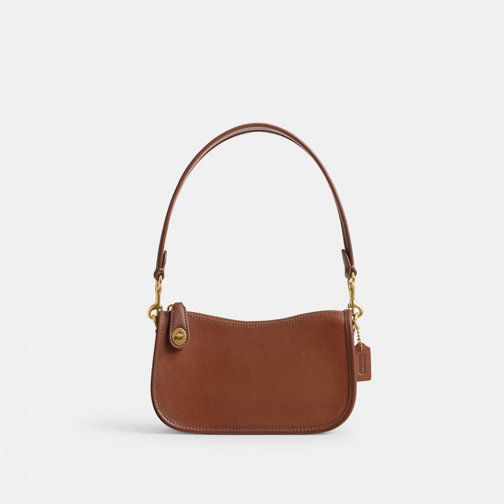 Coach Swinger 20 Smooth Leather Schoudertassen Dames Bruin | NL_CH31568