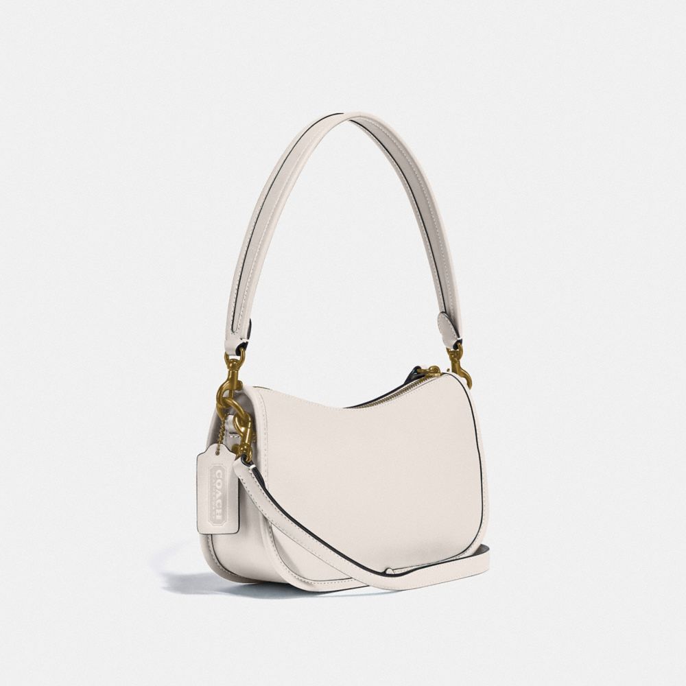 Coach Swinger Smooth Leather Crossbodytassen Dames Wit | NL_CH94782