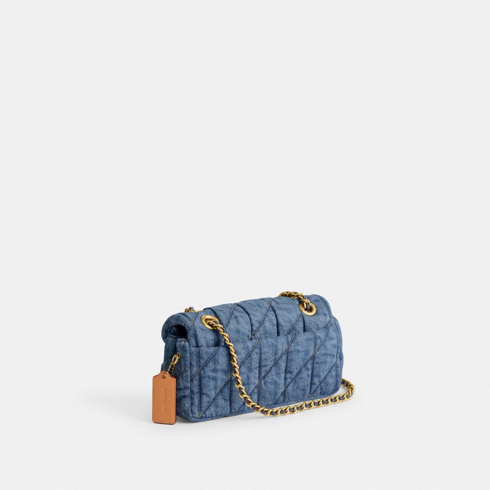 Coach Tabby 20 With Quilting Denim Schoudertassen Dames Blauw Indigo | NL_CH80268