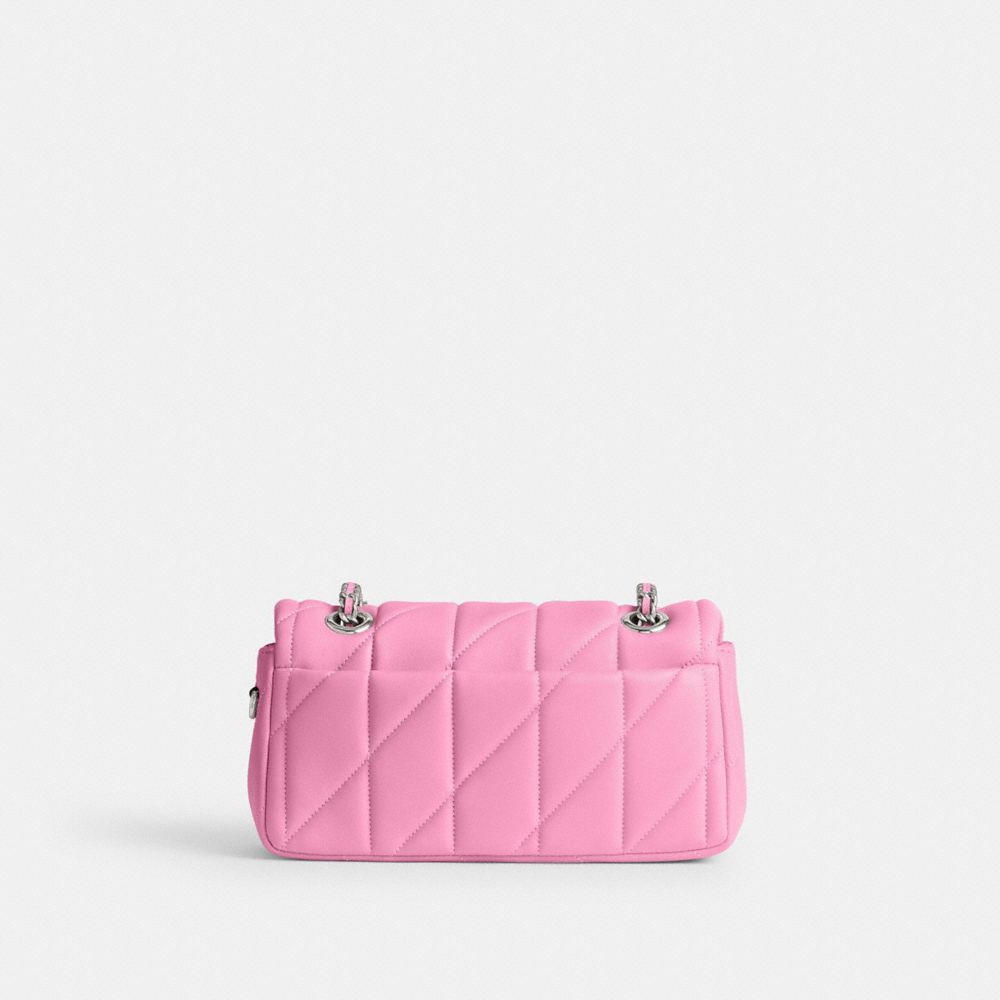 Coach Tabby 20 With Quilting Schoudertassen Dames Zilver Roze | NL_CH55944