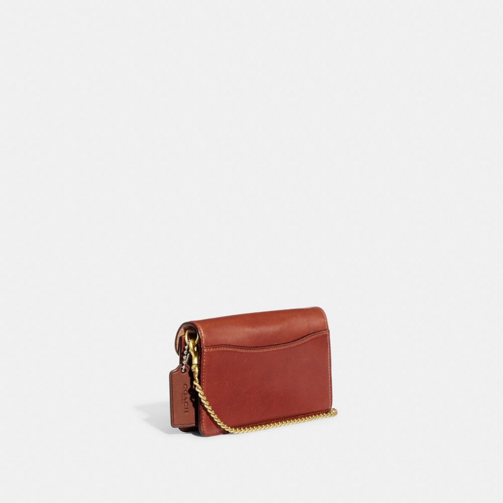 Coach Tabby Crossbody In Signature Kleine Portefeuille Dames Bruin Rood | NL_CH66416