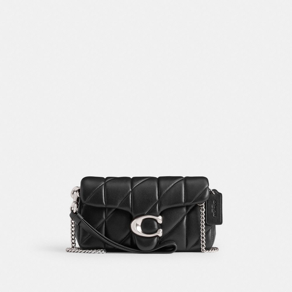 Coach Tabby Crossbody With Pillow Quilting Nappa Leather Kleine Portefeuille Dames Zwart | NL_CH74390