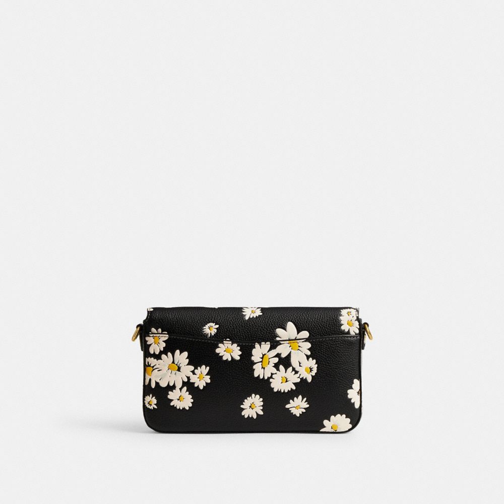 Coach Wyn With Floral Print Brass Crossbodytassen Dames Zwart Gekleurd | NL_CH81541